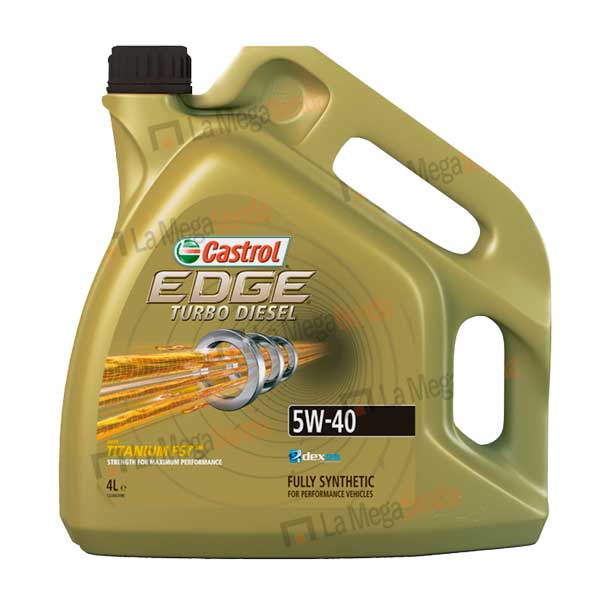 Aceite Castrol Edge Turbo Diesel 5w 40 Auto Lub Sintetico 4l